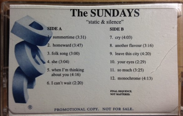 The Sundays Static Silence 1997 Cassette Discogs