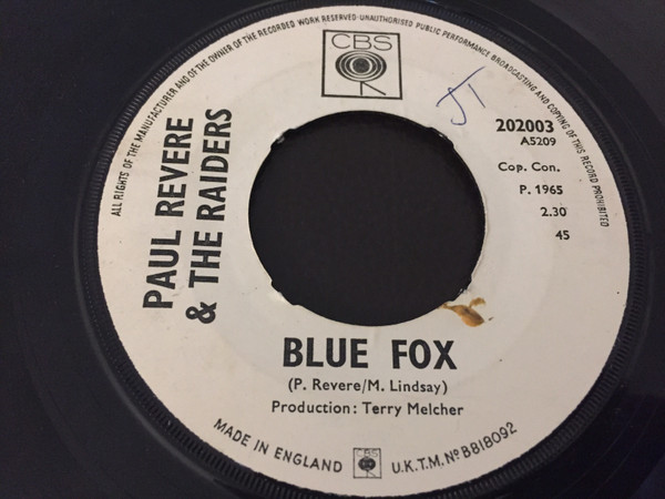 télécharger l'album Paul Revere & The Raiders - Steppin Out Blue Fox