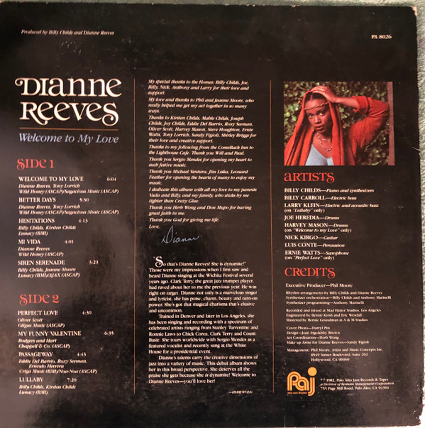 lataa albumi Download Dianne Reeves - Welcome To My Love album