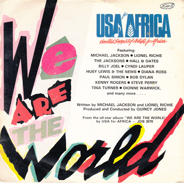 USA For Africa – We Are The World (1985, Vinyl) - Discogs