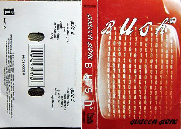 Bush - Sixteen Stone | Releases | Discogs