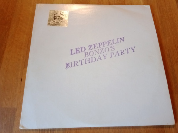 Led Zeppelin – Bonzo's Birthday Party (Vinyl) - Discogs