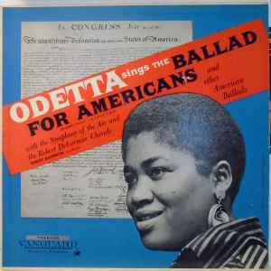 Odetta - Odetta Sings The Ballad For Americans And Other American Ballads album cover