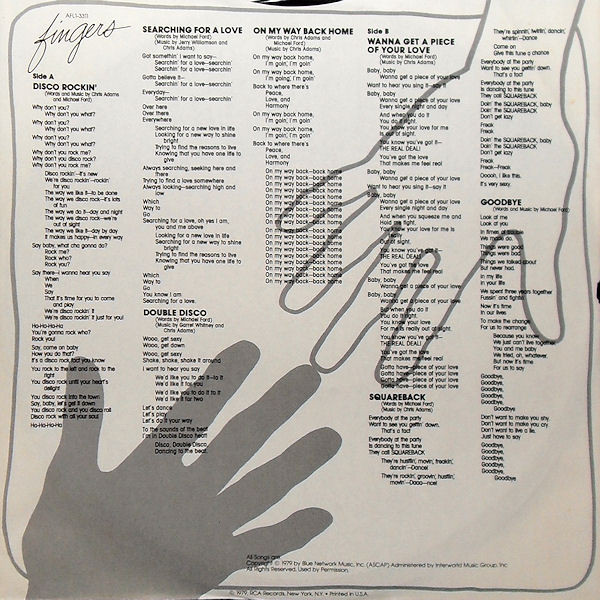 last ned album Fingers - Fingers