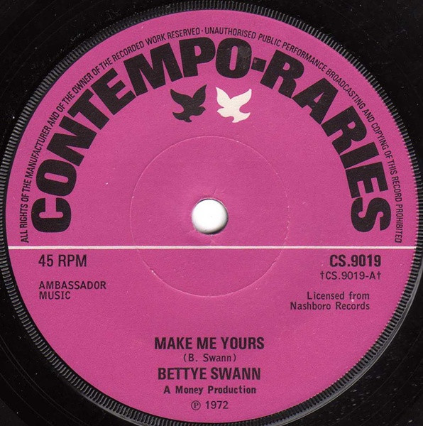 Bettye Swann – Make Me Yours / I Will Not Cry (1974, Vinyl) - Discogs