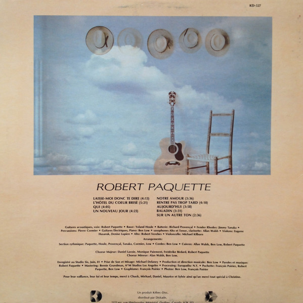 Robert Paquette - Paquette | Kébec-Disc (KD-527) - 2