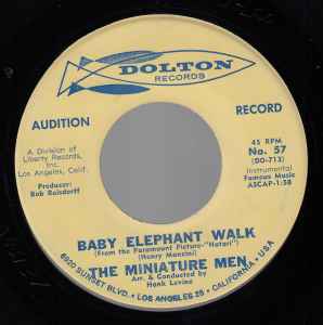 The Miniature Men - Baby Elephant Walk / Bool-Ya-Base album cover