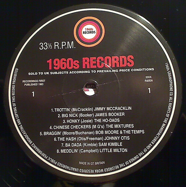 télécharger l'album Various - Instrumentals RB Style 1963