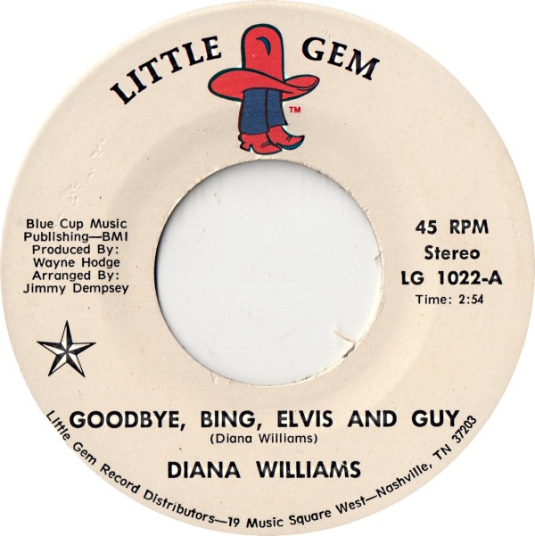 lataa albumi Diana Williams - Goodbye Bing Elvis And Guy