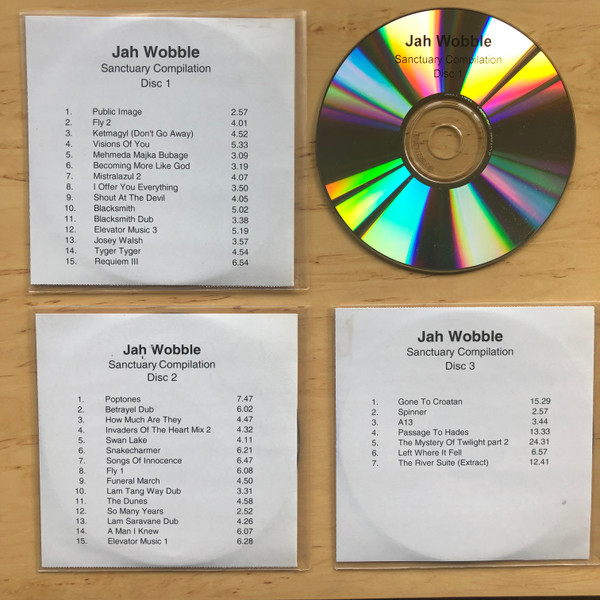 Jah Wobble - I Could Have Been A Contender (Anthology) UK盤 3xCD BOX SET 2004年 Public Image Ltd (PiL), Holger Czukay, Eno