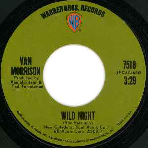 Van Morrison – Wild Night (1971, 1st Issue, Vinyl) - Discogs