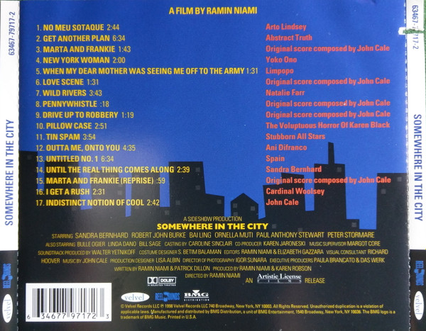 last ned album Various - Somewhere In The City Original Motion Picture Soundtrack