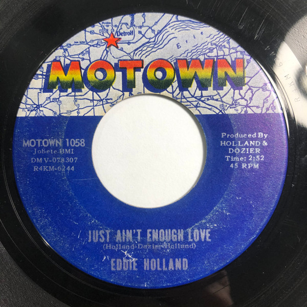Eddie Holland - Just Ain't Enough Love | Releases | Discogs