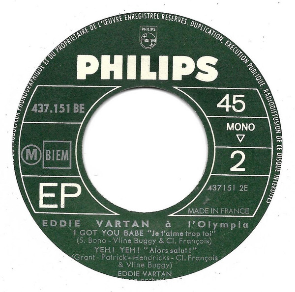 télécharger l'album Eddie Vartan Et Son Orchestre - À LOlympia