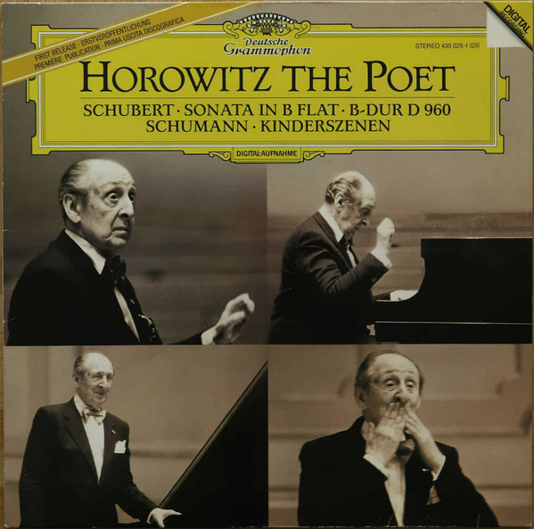 Horowitz - Schubert / Schumann – Horowitz The Poet (1991, CD 