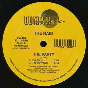 The Raid - The Party / Jump Up In The Air album cover