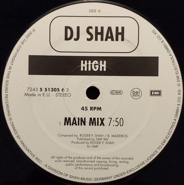 last ned album DJ Shah - High