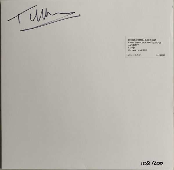 Trevor Horn – Echoes - Ancient & Modern (2023, Vinyl) - Discogs