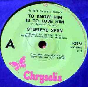 Steeleye Span - To Know Him Is To Love Him album cover