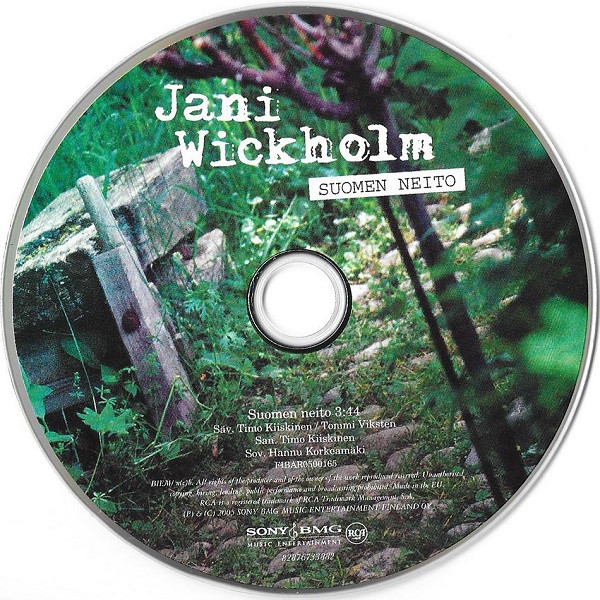 Jani Wickholm – Suomen Neito (2005, CD) - Discogs