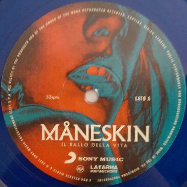 Maneskin - l Ballo Della Vita (Blue Coloured) (LP) - Muziker
