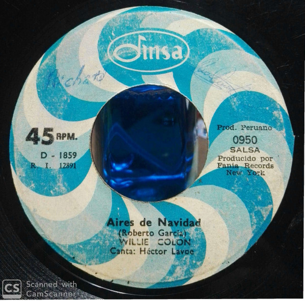 Willie Colón, Hector Lavoe – Aires De Navidad / Que Lio (Side A: Blue White  Splatter - Side B: Pink White Splatter, Vinyl) - Discogs