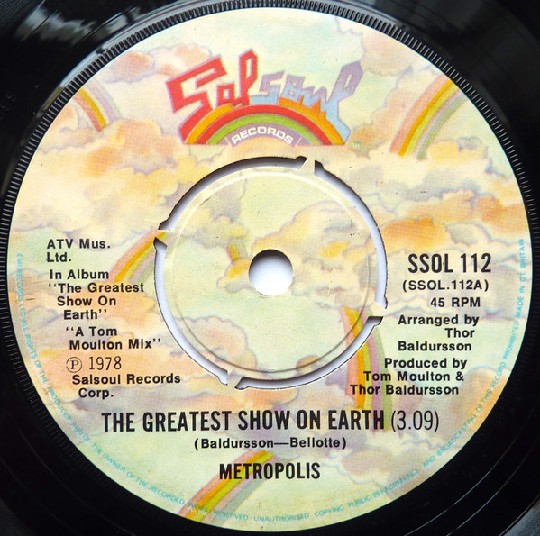 Metropolis – The Greatest Show On Earth (1978, Vinyl) - Discogs