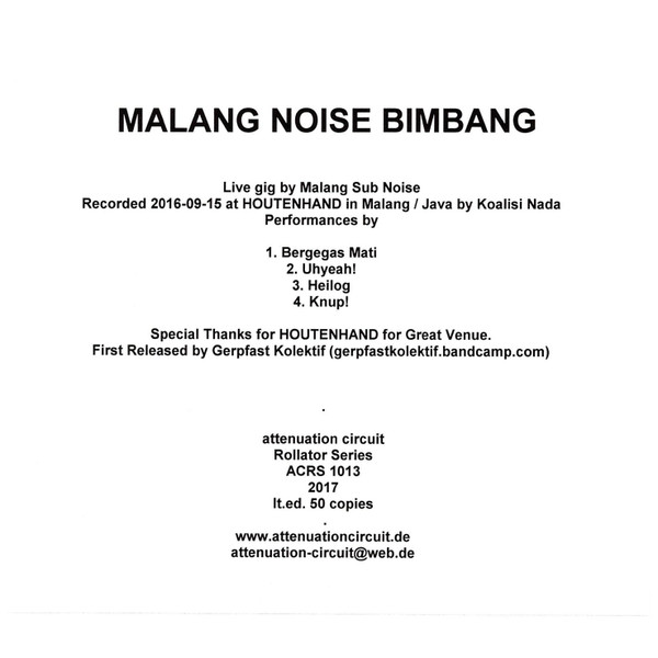 last ned album Various - Malang Noise Bimbang