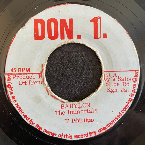 The Immortals - Babylon | Releases | Discogs