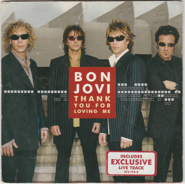 Bon Jovi – Thank You For Loving Me (2000, CD) - Discogs