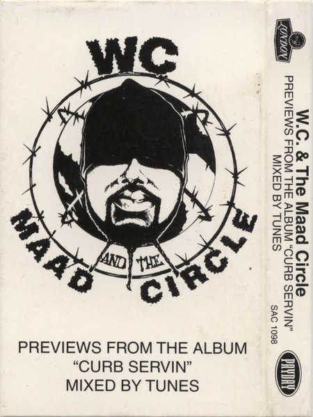 WC And The Maad Circle – Curb Servin' (1995, Advanced, Cassette