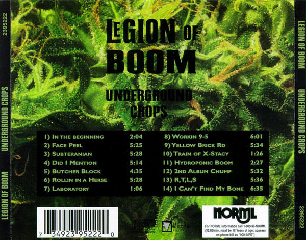 descargar álbum Legion Of Boom - Underground Crops