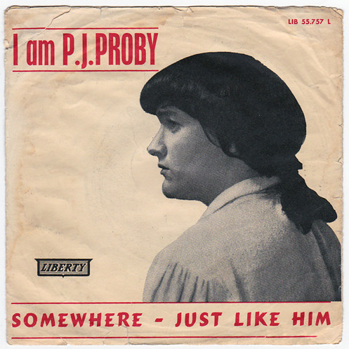 P.J. Proby – Somewhere (1964, Tri Center Push-out, Vinyl) - Discogs