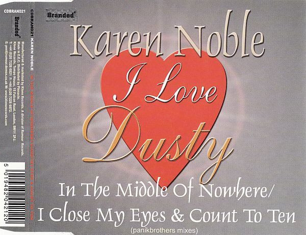 lataa albumi Karen Noble - I Love Dusty In The Middle Of Nowhere I Close My Eyes Count To Ten Panikbrothers Mixes