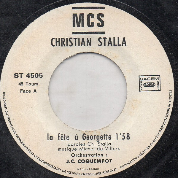 lataa albumi Christian Stalla - Cest A Cambrai La Fête A Georgette