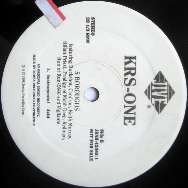 KRS-One – 5 Boroughs (1998, Vinyl) - Discogs