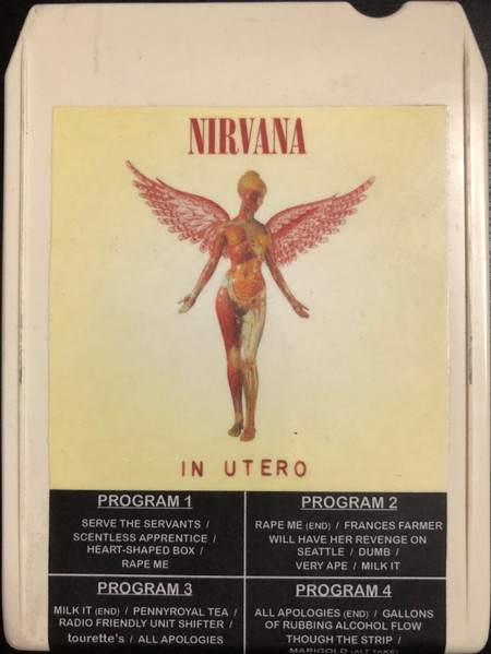 Nirvana – In Utero (2017, 8-Track Cartridge) - Discogs
