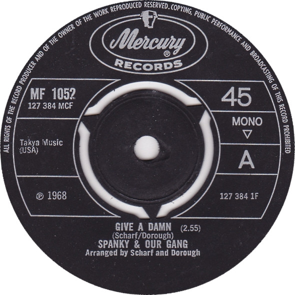 Spanky & Our Gang – Give A Damn (1968, Vinyl) - Discogs