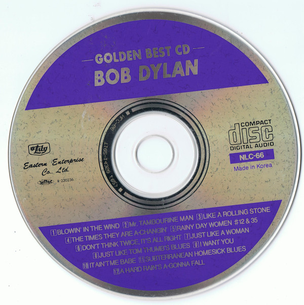 Album herunterladen Bob Dylan - ボブディラン Golden Best CD