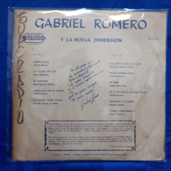 télécharger l'album Gabriel Romero y su Orquesta - Gabriel Romero Y La Nueva Dimensión