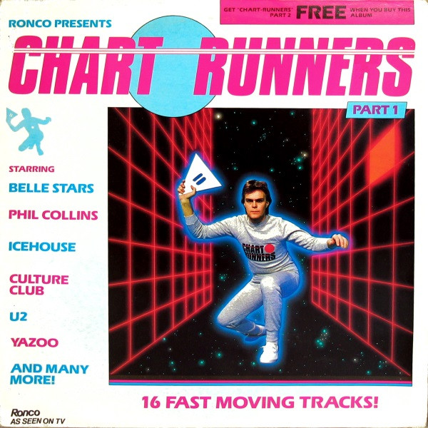 Обложка конверта виниловой пластинки Various - Chart Runners Part 1
