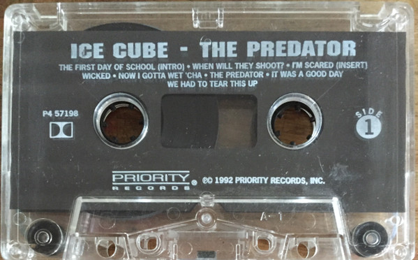 Ice Cube The Predator 1992 Clean Dolby Cassette Discogs