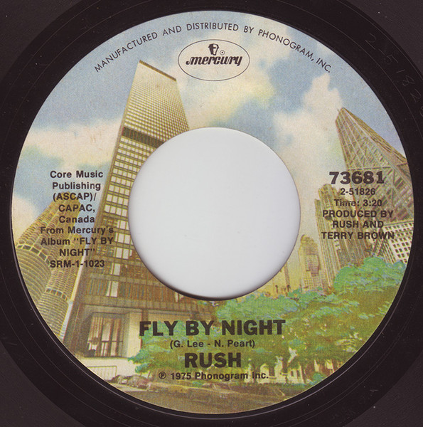 Rush – Fly By Night (1975, Vinyl) - Discogs