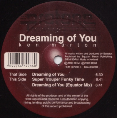 last ned album Ken Marton - Dreaming Of You