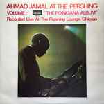 Cover of Ahmad Jamal At The Pershing Volume 1 "The Poinciana Album", 1964, Vinyl