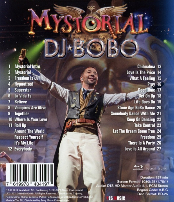ladda ner album DJ BoBo - Mystorial 25th Anniversary Tour
