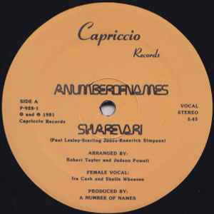 A Number Of Names - Sharevari album cover