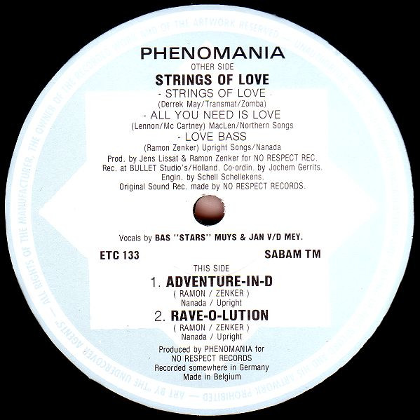 Phenomania – Strings Of Love (1992, Vinyl) - Discogs