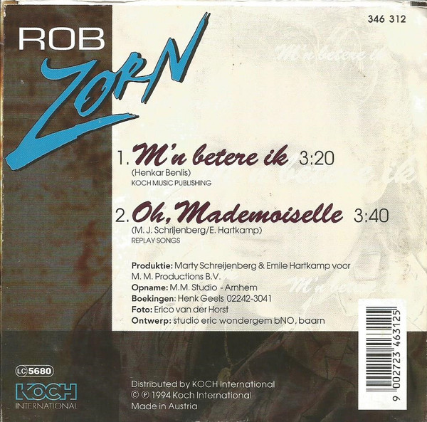 baixar álbum Rob Zorn - Mn Betere Ik