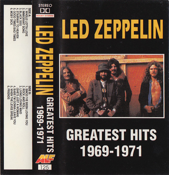 korrekt Vær opmærksom på Spædbarn Led Zeppelin – Greatest Hits 1969-1971 (Cassette) - Discogs